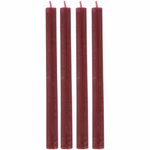 ARTICASA Rusztikus gyertya papírdobozos 4db 25cm vörös -  thumbnail 2
