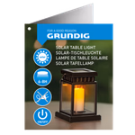 GRUNDIG SOLAR asztali lámpa sárga LED 8,7x8,7x12,5cm Ni-MH 1.2V 600mA  thumbnail 2