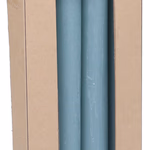 ARTICASA Rusztikus gyertya papírdobozos 4db 25cm világoszöld -  thumbnail 1