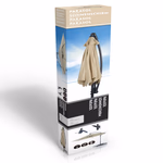 LIFETIME GARDEN Acél vázas függő napernyő, hajtókaros, időjárás álló, 300cm átmérő, pezsgő szín thumbnail 1