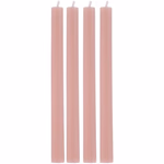 ARTICASA Rusztikus gyertya papírdobozos 4db 25cm rózsaszín -  thumbnail 2