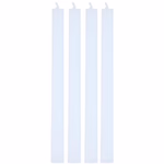 ARTICASA Rusztikus gyertya papírdobozos 4db 25cm fehér -  thumbnail 2