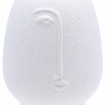 ARTICASA Váza porcelán fej forma 12x12x17cm - 