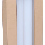 ARTICASA Rusztikus gyertya papírdobozos 4db 25cm fehér -  thumbnail 1