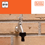 BLACK+DECKER Csaptelep csatlakozó 3/4" műanyag thumbnail 5