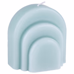 ARTICASA Gyertya szivárvány forma 8x5x8cm 172g 3 színben -  thumbnail 4