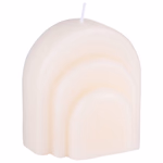 ARTICASA Gyertya szivárvány forma 8x5x8cm 172g 3 színben -  thumbnail 3