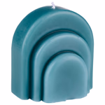 ARTICASA Gyertya szivárvány forma 8x5x8cm 172g 3 színben -  thumbnail 2