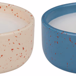 ARTICASA Gyertya kerámia edényben 12x12x5cm 2 féle -  thumbnail 1