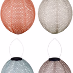 GRUNDIG Solar lampion LED ovális 20cmxh29cm 300 mAh Ni-HM 4 színben 