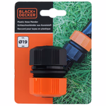 BLACK+DECKER Tömlőtoldó műanyag 19cm (3/4'') thumbnail 1