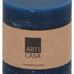 ARTICASA Rusztikus tömbgyertya 7x7x8cm kék - 