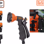 BLACK+DECKER Locsolófej szett 7 funkciós, fémvázas thumbnail 3