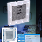 GRUNDIG Memo tábla 12LED 30x30x4cm 2xAA (emet nem tartalmaz)  thumbnail 3