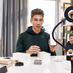 GRUNDIG Selfie stúdió 3 féle színhőmérséklet, flexibilis, 24 LED, rögzítő csipesz  thumbnail 4