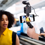 GRUNDIG Selfie stúdió 3in1 49LED, 3W, mikrofon, kézi markolat + tripod,  thumbnail 6