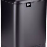 DIRT DEVIL Pedálos szemetes, 6 L, soft close, 23×22,5×32,5 cm, 6 L, 1205 g, porszórt bevonat