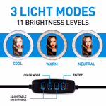 GRUNDIG Selfie lámpa 120LED 25cm átmérő  thumbnail 13