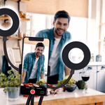 GRUNDIG Selfie stúdió 2-az-egyben 2x24 LED 5VDC 1A Fekete  thumbnail 6