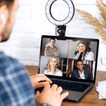 GRUNDIG LED körlámpa csíptetős ⌀16cm 48LED 5VDC 1A Fekete  thumbnail 5