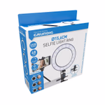 GRUNDIG LED körlámpa csíptetős ⌀16cm 48LED 5VDC 1A Fekete  thumbnail 1