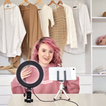 GRUNDIG LED körlámpa csíptetős ⌀16cm 48LED 5VDC 1A Fekete  thumbnail 3