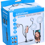 GRUNDIG Selfie stúdió 2-az-egyben 2x24 LED 5VDC 1A Fekete  thumbnail 11