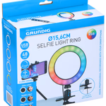 GRUNDIG LED körlámpa csíptetős ⌀16cm 48LED 5VDC 1A Fekete színváltós  thumbnail 10