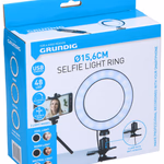 GRUNDIG LED körlámpa csíptetős ⌀16cm 48LED 5VDC 1A Fekete  thumbnail 13