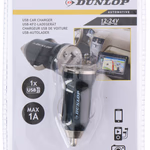 DUNLOP Autós USB töltő 1A 12/24V thumbnail 1