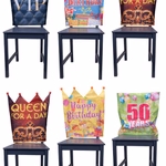 EDDY TOYS Party - széktámla dekor 50x50cm, 6 féle thumbnail 1