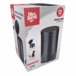 DIRT DEVIL Szemetes pedálos 12L 2db-os szett porszórt bevonattal 25x40cm vastagság 0,28mm thumbnail 1