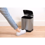 DIRT DEVIL Szemetes pedálos 6L 2db-os szett lecsapódásgátlós 23x22,5x32,5cm thumbnail 6