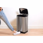 DIRT DEVIL Szemetes pedálos 20L 2db-os szett lecsapódásgátlós 30x29x52,5cm thumbnail 7