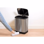 DIRT DEVIL Szemetes pedálos 2x12L 3db-os szett lecsapódásgátlós 37x34,3x50,3cm thumbnail 7