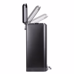 DIRT DEVIL Szemetes pedálos 20L 2db-os szett lecsapódásgátlós 30x29x52,5cm porszórt bevonattal thumbnail 5