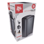 DIRT DEVIL Szemetes pedálos 20L 2db-os szett lecsapódásgátlós 30x29x52,5cm porszórt bevonattal thumbnail 1