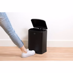 DIRT DEVIL Szemetes pedálos 12L 2db-os szett porszórt bevonattal 27,2x25,5x40,2cm thumbnail 6