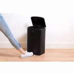 DIRT DEVIL Szemetes pedálos 20L 2db-os szett lecsapódásgátlós 30x29x52,5cm porszórt bevonattal thumbnail 6