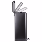 DIRT DEVIL Szemetes pedálos 30L 2db-os szett lecsapódásgátlós 34,5x32,5x61,5cm porszórt bevonattal thumbnail 4