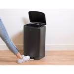 DIRT DEVIL Szemetes pedálos 30L 2db-os szett lecsapódásgátlós 34,5x32,5x61,5cm porszórt bevonattal thumbnail 7