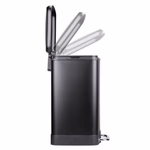 DIRT DEVIL Szemetes pedálos 2x12L 3db-os szett lecsapódásgátlós, porszórt befonattal 37x34,3x50,3cm thumbnail 5