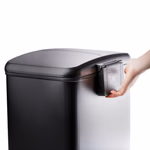 DIRT DEVIL Szemetes pedálos 2x12L 3db-os szett lecsapódásgátlós, porszórt befonattal 37x34,3x50,3cm thumbnail 6