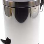 Szemetes 12 liter króm, pedálos, D25x39cm thumbnail 2