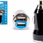 ALL RIDE Autós USB töltő dupla 2,1A/1A 12/24V  thumbnail 4