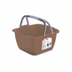 Tároló kosár 18,5L 40x40x23cm műa. 3szín Displ(30) - STEFANPLAST thumbnail 4