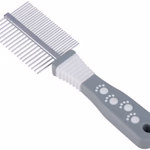 PET TREATMENT Háziállat 2 az 1-ben fésű 19,5x5,3x1,5cm 75g thumbnail 1