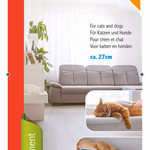PET TREATMENT Háziállat szőrleszedő kefe kb. 27cm 26,7x6,3x5,1cm 110g