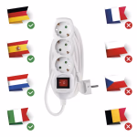 EMOS hosszabbító elosztó kapcsolóval, 3 aljzat 3m, 1.5 mm2 thumbnail 5