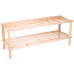 ALPINA Cipőtartó fa 2 szintes 74x26x29cm  thumbnail 1